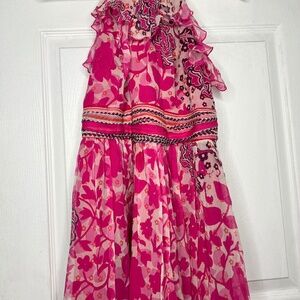 eci New York, fuchsia dress